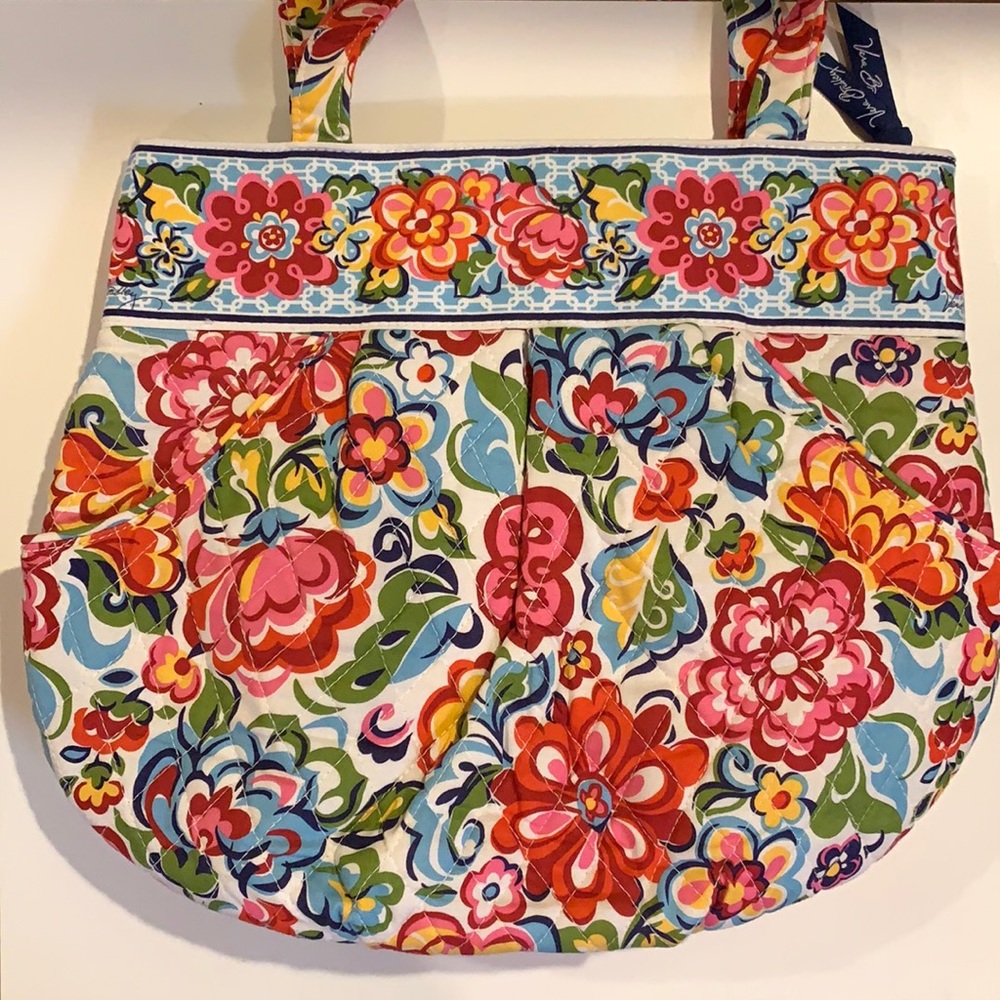 Vera Bradley Hope Garden Floral Handbag Zipper NWOT